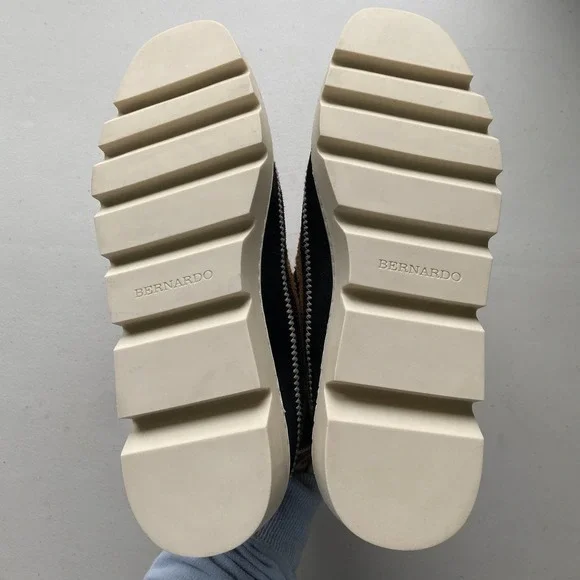 NEW Bernardo Drea Embroidered Bootie Black Brown Tobacco Suede Women's Size 7.5 - Picture 10 of 13